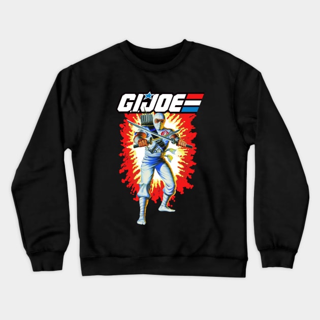 80s toys: Storm Shadow GI Joe toy art card Crewneck Sweatshirt by EnglishGent